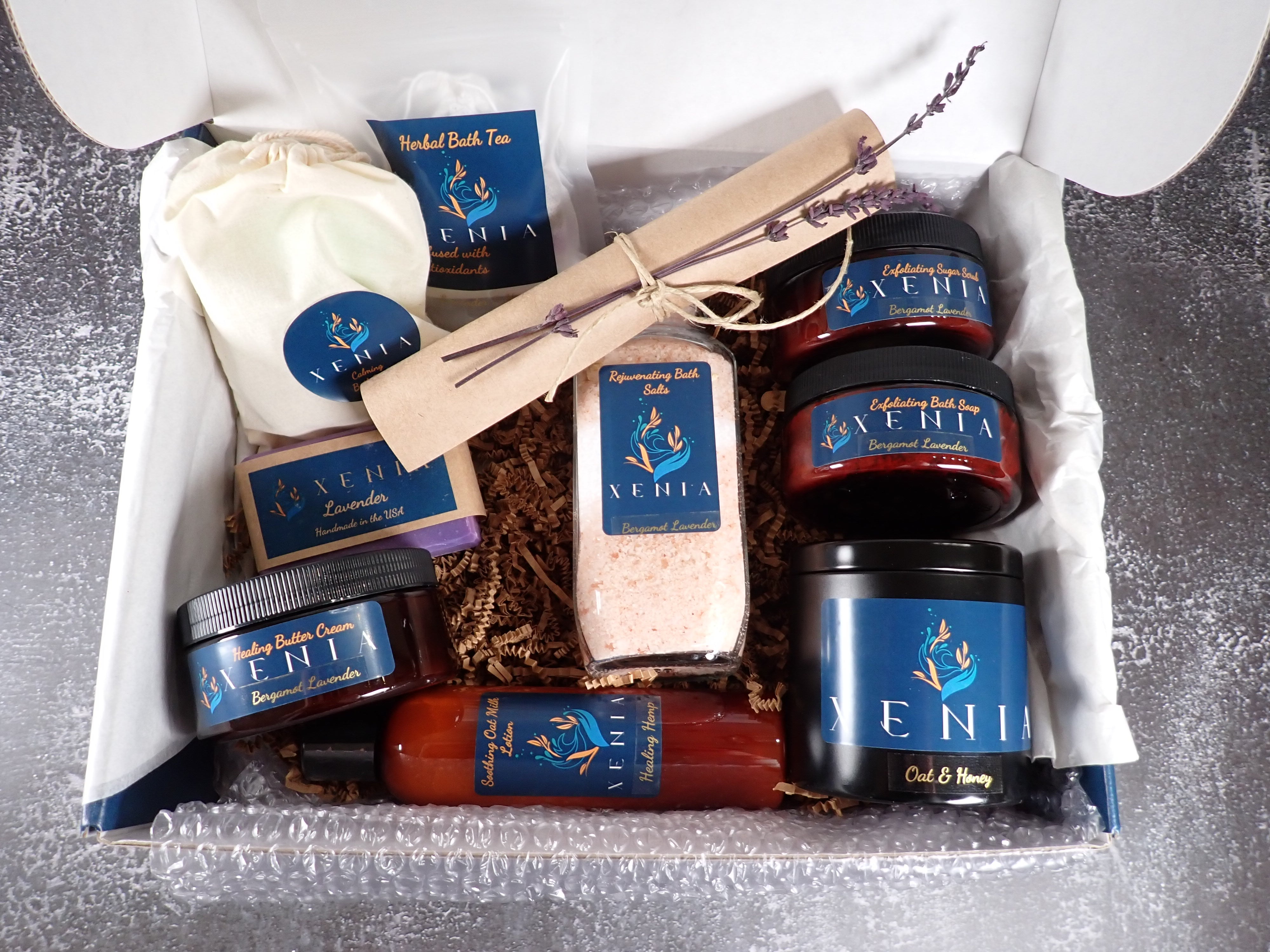 Premium Artisanal Bath and Body Gift Box – Xenia